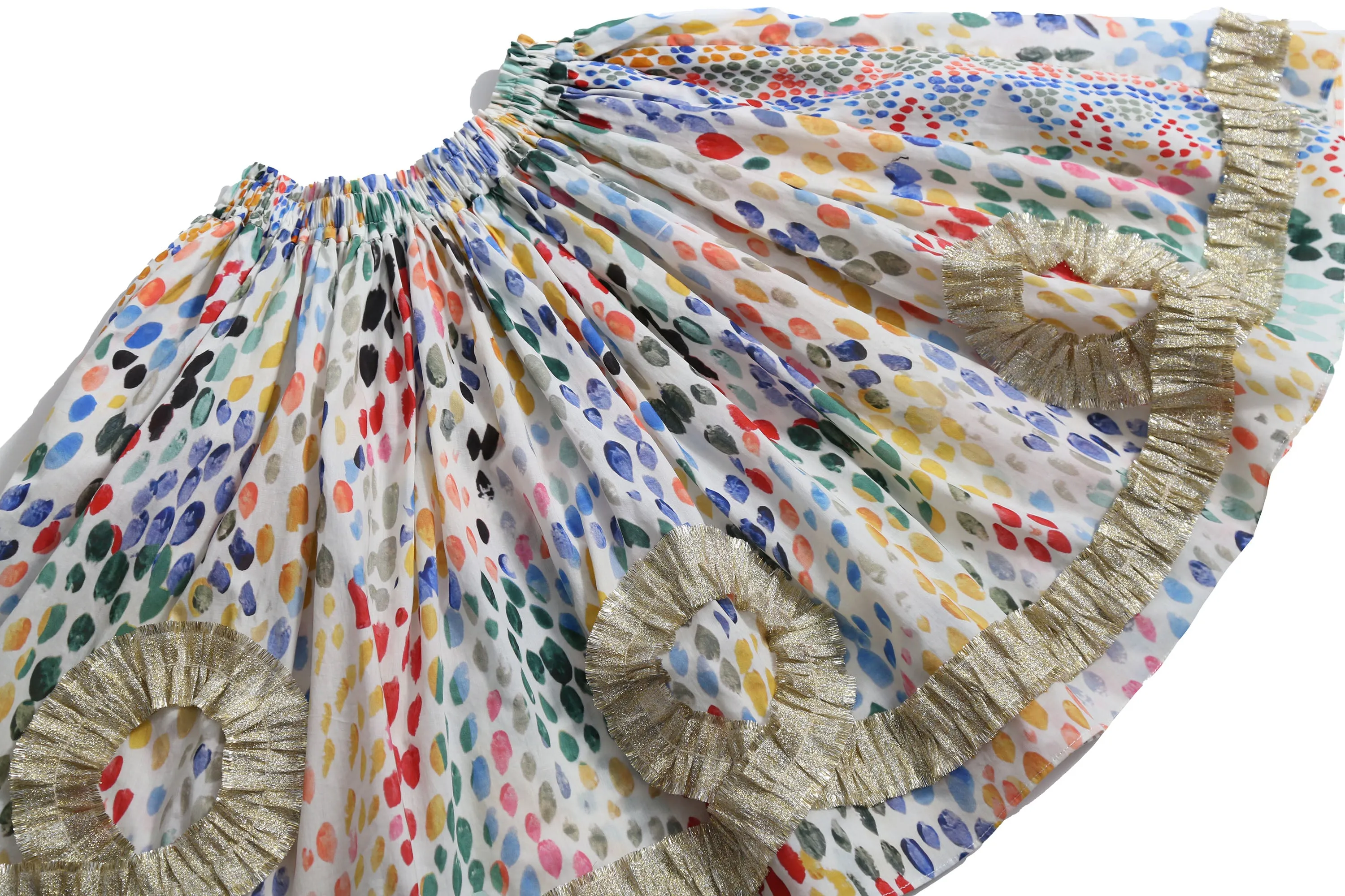 ALEXANDRA RIBBON PLEATED SKIRT