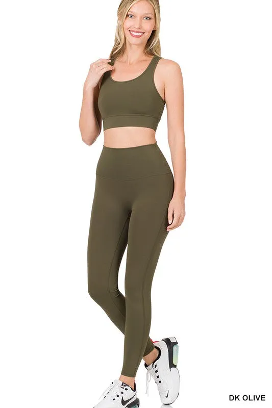 Ashley RACERBACK TANK TOP & LEGGINGS SET