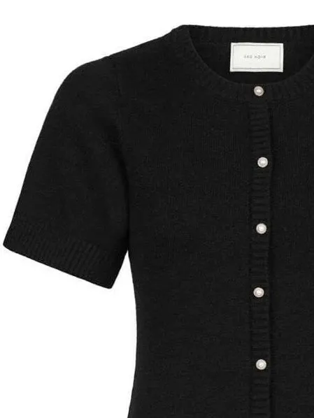 NEO NOIR ELISE KNIT DRESS BLACK